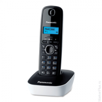 Радиотелефон PANASONIC KX-TG1611RUW, память 50 номеров, АОН, повтор, часы/будильник, радиус 10-100 м