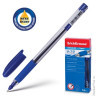 Ручка шариковая масляная ERICH KRAUSE "Ultra Glide U-19", корпус прозрачный, 0,32 мм, синяя, 33519