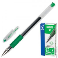 Ручка гелевая PILOT BLGP-G1-5 'G-1 GRIP', с резиновым упором, толщина письма 0,3 мм, зеленая