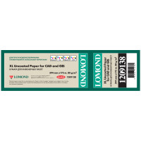 Бумага для плоттера Lomond, 594мм*175м, 80г/м2, вт. 76 мм, 146%, "Стандарт"