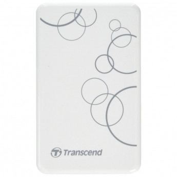Портативный HDD Transcend StoreJet 25A3 1Tb 2.5, USB 3.0, бел, TS1TSJ25A3W