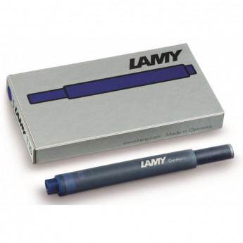 Чернила в патронах LAMY T10, Сине-черный, 5 шт./уп 1610655, комплект 5 шт