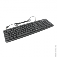 Клавиатура проводная DEFENDER Element HB-520, USB, 104 клавиши + 3 дополнительные клавиши, черная, 4