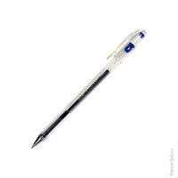 Ручка гелевая голубая, 0,7мм, 12 шт/в уп