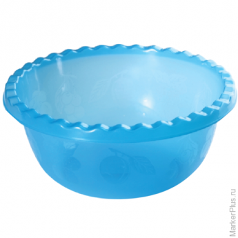 Миска-салатник 1,8 л, для приготовления и хранения, высота 9 см, диаметр 23 см, круглая, синяя, IDEA