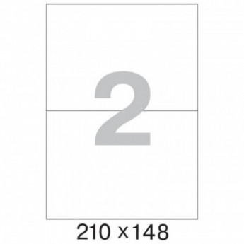 Этикетки самоклеящиеся Office Label 210х148 мм./2 шт. на лис.А4 (100л./уп)., комплект 2 шт