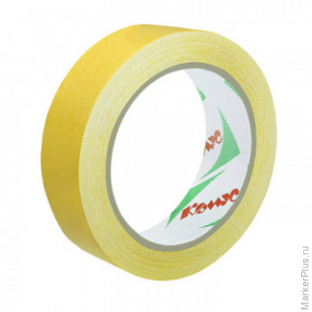 Клейкая лента двусторонняя Комус 38мм х 25м, полипропилен