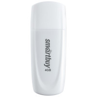 Память Smart Buy "Scout" 4GB, USB 2.0 Flash Drive, белый Память Smart Buy "Scout" 4GB, USB 2.0 Flash Drive, белый