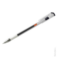 Ручка гелевая "Standart" черная, 0,5мм, грип, 12 шт/в уп