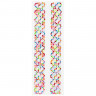 Наклейки акриловые MESHU 'Bright line', 25*7,8см, 5 шт/в уп