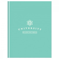 Записная книжка А5 64л. BG 'University', soft-touch ламинация, блок-еженедельник