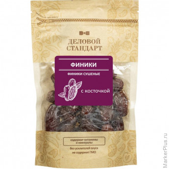 Финики Деловой Стандарт сушеные целые с косточкой, 200г