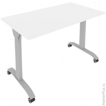 Секция стола складная, мобильная СМ3,Ш1200,белый