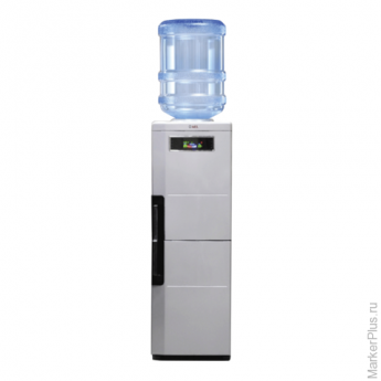 Кулер для воды AEL LC-AEL-188bd, напольный, нагрев/охлаждение, холодильный шкаф 12 л, 2 крана, сереб