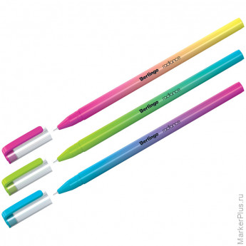 Ручка шариковая Berlingo "Radiance", 0,7мм, синяя, корпус ассорти, 36 шт/в уп