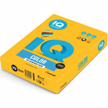 Бумага цветная IQ COLOR (А4,80г,SY40-солнечно-желтый) пачка 500л.