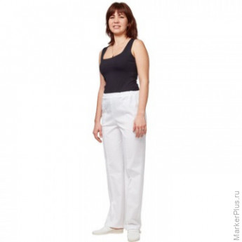 Брюки поварские универс. у14-БР белые (р.48-50) р.170-176