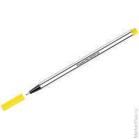 Ручка капиллярная Luxor "Fine Writer 045" желтая, 0,8мм, 10 шт/в уп