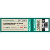 Бумага для плоттера Lomond, 620мм*175м, 80г/м2, вт. 76 мм, 146%, "Стандарт"