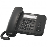 Телефон PANASONIC KX-TS2352RUB, черный, память 3 номера, повторный набор, тональный/импульсный режим Телефон PANASONIC KX-TS2352RUB, черный, память 3 номера, повторный набор, тональный/импульсный режим