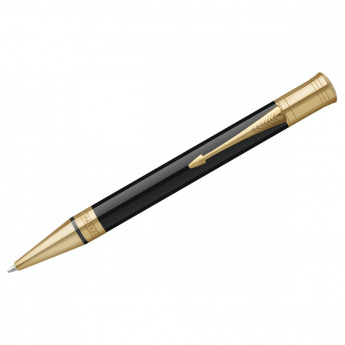 Ручка шариковая Parker 'Duofold Black GT' черная, 1,0мм, подарочная упаковка