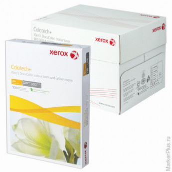 Бумага XEROX COLOTECH PLUS, А4, 220 г/м2, 250 л., для полноцветной лазерной печати, А++, 17