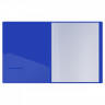 Папка с 60 вкладышами Berlingo "Soft Touch", 30мм, 700мкм, синяя, с внутр. карманом
