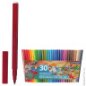 Фломастеры CENTROPEN "ПТИЦЫ", 30 цветов, смываемые, вентилируемый колпачок, 7790/30