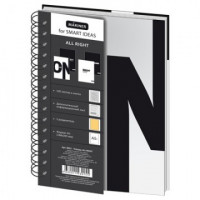 Бизнес-тетрадь All Right,А5,120л,148х205,тв. переп.,1 раздел,On,0015