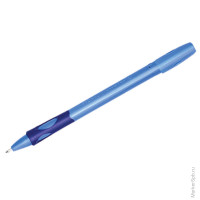 Ручка шариковая "LeftRight", для левшей, синяя, 0,8мм, грип, голубой корпус 10 шт/в уп