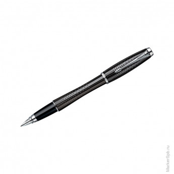 Ручка перьевая "Urban Premium Ebony Metal Chiselled CT" 0,8мм, подар.уп.