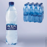 Вода газированная питьевая AQUA MINERALE (Аква Минерале), 0,6 л, пластиковая бутылка, 28184
