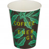 Стакан одноразовый бум однос. 300мл d-90мм SP12 coffee energy (MIX)50шт/уп, комплект 50 шт
