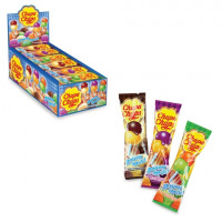 Карамель CHUPA CHUPS (Чупа-Чупс) двойная порция, ассорти 3-х вкусов, 17 г, 58787, 24 шт/в уп