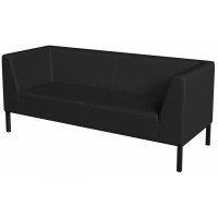 Мягкая мебель MV_ERest_Bonus диван 3х местный. к/з черный Oregon 16