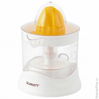 Соковыжималка для цитрусовых SCARLETT SC-JE50C02, 25Вт, стакан 0,7л, пластик, белый