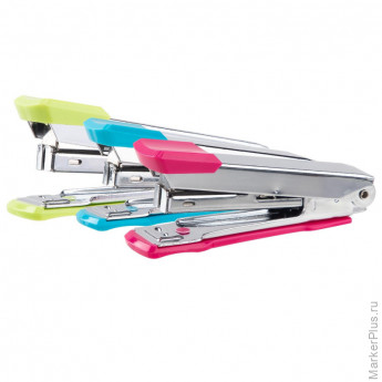 Степлер Deli Essential N10 до 15 листов, антистеплер,полипропил.уп.,ассорти Степлер Deli Essential N10 до 15 листов, антистеплер,полипропил.уп.,ассорти