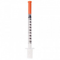 Шприц 3-комп. однораз. инс.1мл U-100 инт. 31G (0,25х6) BD 100шт/уп, комплект 100 шт