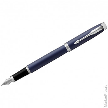 Ручка перьевая Parker 'IM Matte Blue CT' синяя, 0,8мм, подар. уп.
