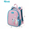 Ранец Först F-Top 'Shiny flamingo' 36*28*15 см, 2 отделения, 2 кармана, анатомическая спинка