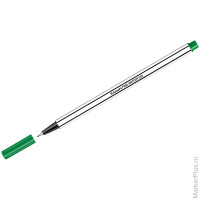 Ручка капиллярная Luxor "Fine Writer 045" зеленая, 0,8мм, 10 шт/в уп