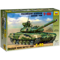Модель для сборки Звезда "Российский основной боевой танк Т-90", масштаб 1:72