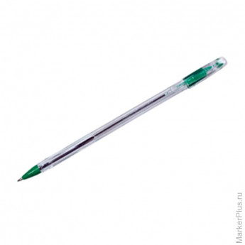 Ручка шариковая зеленая, 0,7мм, на масляной основе