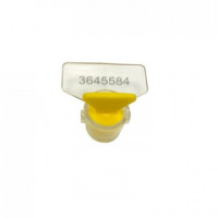 Пломба пластик. роторного типа цвет желтый КПП-3-2030 (ПК91-РХ3) 100 шт./уп, комплект 100 шт