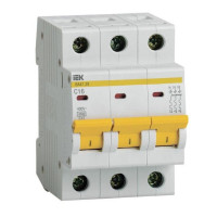 Выключатель автоматический IEK ВА47-29 3п C 16А 4.5кА MVA20-3-016-C