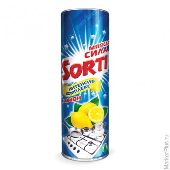 Чистящее средство 400 г, SORTI (Сорти) "Лимон", порошок, 140-6