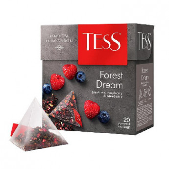 Чай TESS FOREST DREAM черный пирамидки 20шт.,493169