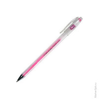 Ручка гелевая розовая, 0,7мм, 12 шт/в уп