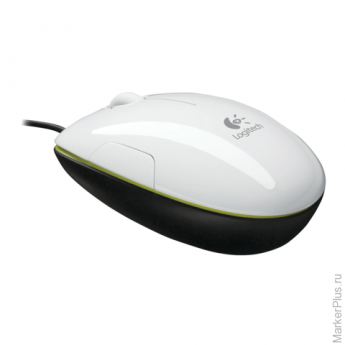 Мышь проводная LOGITECH M150, USB, 2 кнопки + 1 колесо-кнопка, лазерная, белая, 910-003754