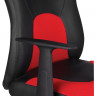 Кресло игровое Helmi HL-S12, экокожа/ткань, черная/красная